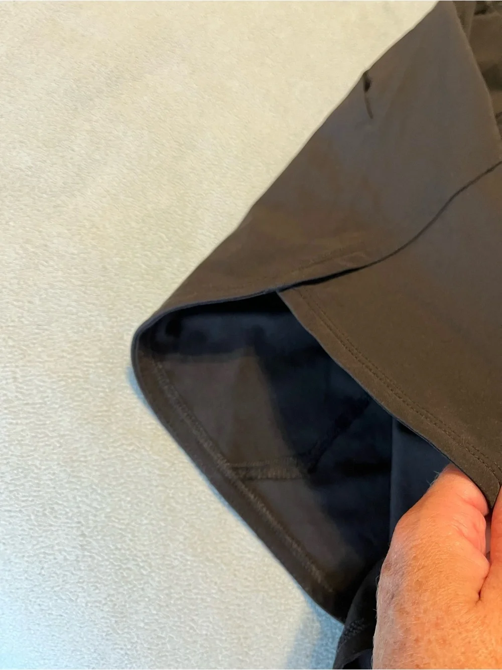 Women’s black athletic shorts